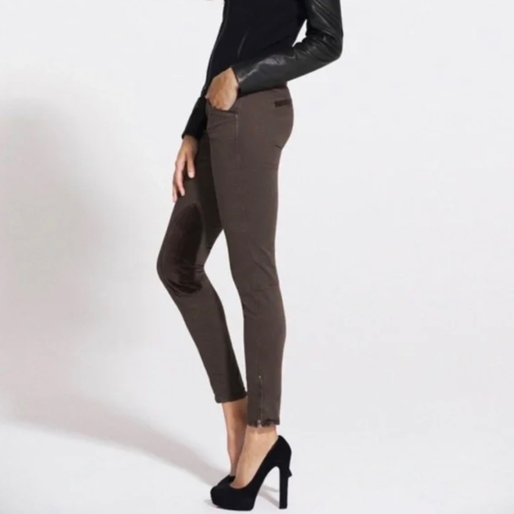NWT J Brand Low Rise Skinny Jodphur Riding Pant Style: 9788 28 Equestrian Olive